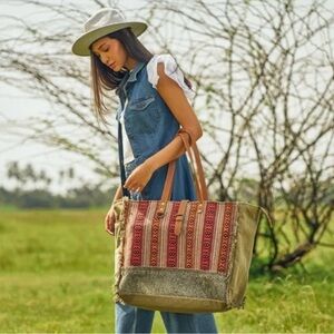 Myra Bag Rouge Bolsa Weekender, featuring a southwestern boho